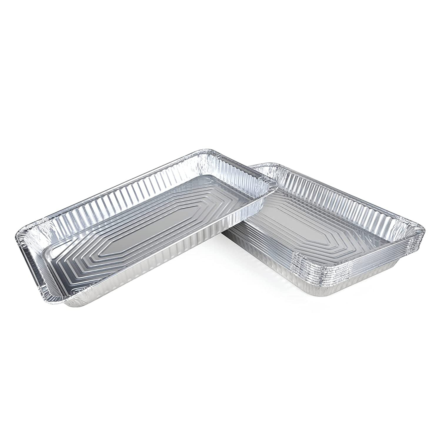 21" x 13" x 2.25" Full Size Aluminum Steam Table Pans, Medium 2